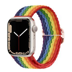 NEW Adjustable Braided Solo Loop For Apple Watch RB